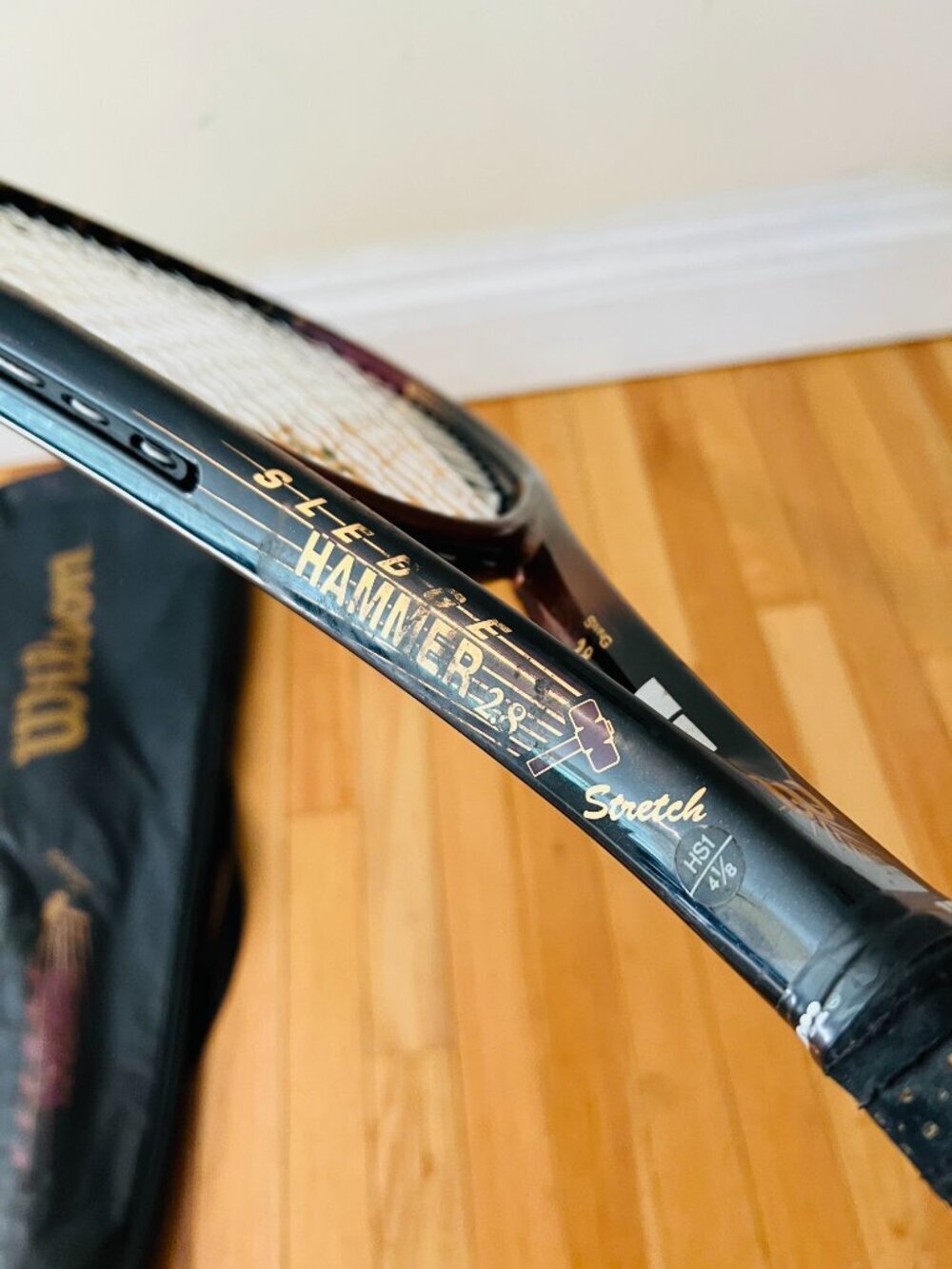 Wilson Sledge Hammer indeX 2.8 Stretch 116Tennis Racquet Racket 4 5/8  with bag - Picture 16 of 16